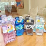 Straw Cups Cute Water Bottle